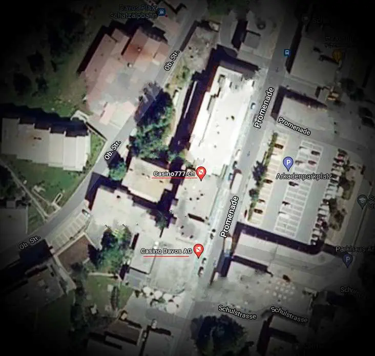 Casinò Davos Mappa