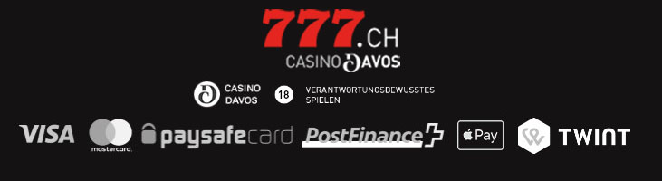 Un'immagine che mostra che può pagare al 777 Casino con Apple Pay, tra le altre cose.