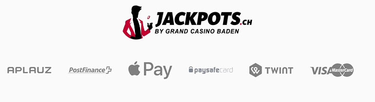 Ein Bild, das zeigt, dass man im Jackpots Casino unter anderem mit Apple Pay bezahlen kann.